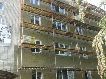 внешняя отделка жилых зданий в Саратове