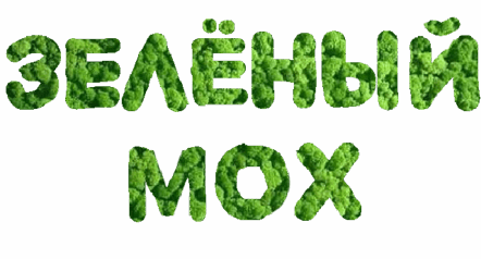 лого зеленый мох