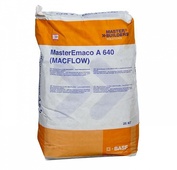 MasterEmaco A640, macflow, расширяющаяся смесь эмако, смесь для заполнения пустот, ремонт
