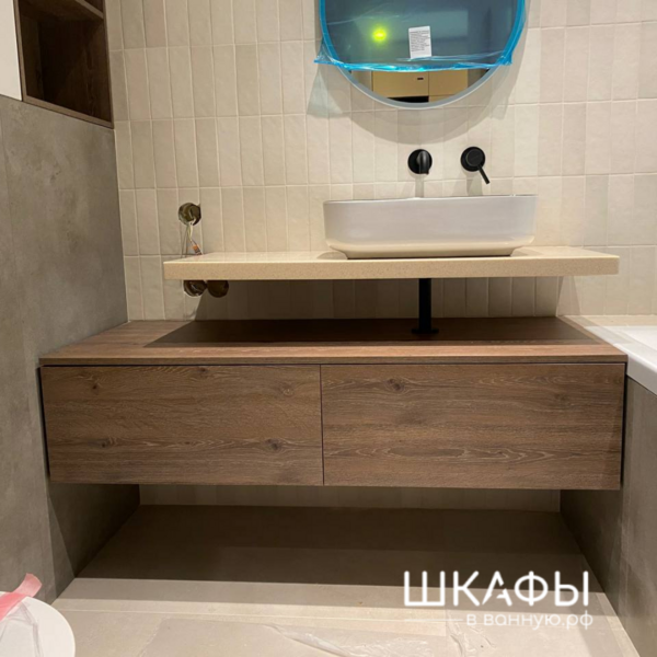 Шкафы в ванную комнату на заказ