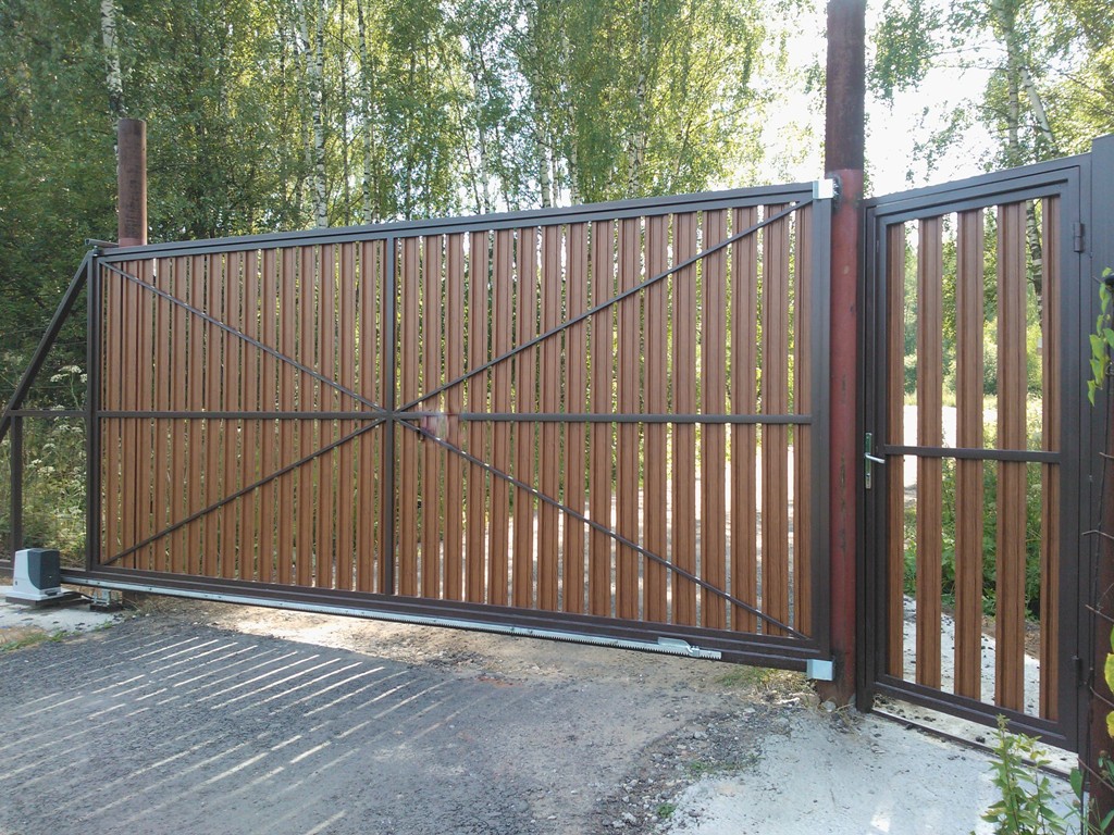 Металлические ворота на заказ.