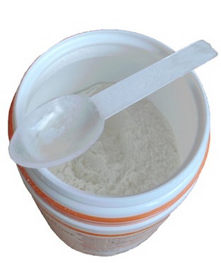 Ипакитине с мерной ложкой: внешний вид