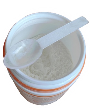 Ипакитине с мерной ложкой: внешний вид