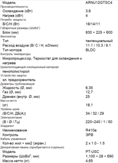 ARNU12GTSC4