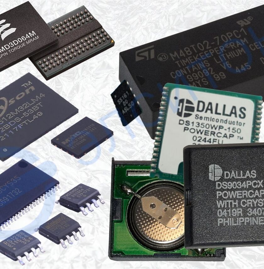 Микросхемы памяти NVRAM, FRAM, NAND Flash, NOR Flash