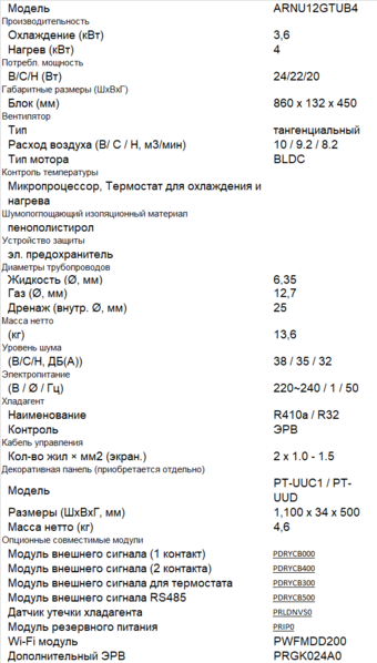 ARNU12GTUB4