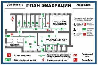 план эвакуации людей