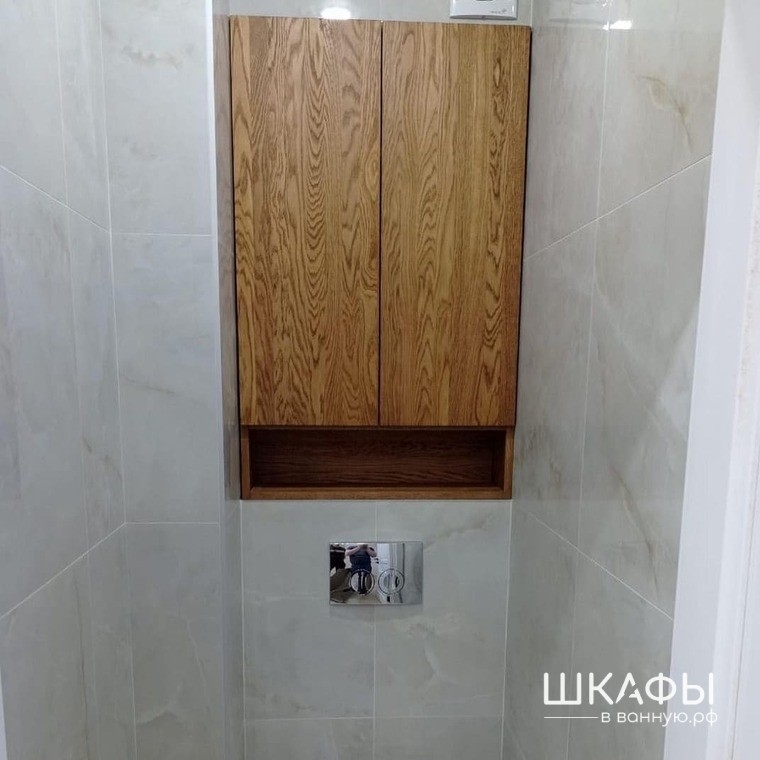 Шкаф над инсталляцией на заказ