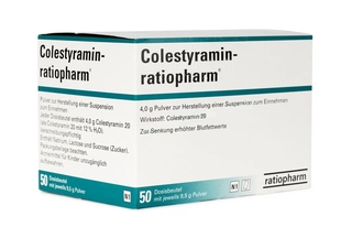 От холестерина Холестирамин Ратиофарм 50