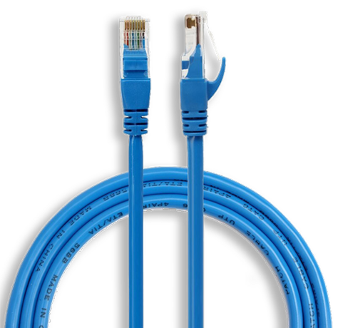 Изображение провод Ethernet голубой
