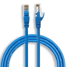 Изображение провод Ethernet голубой