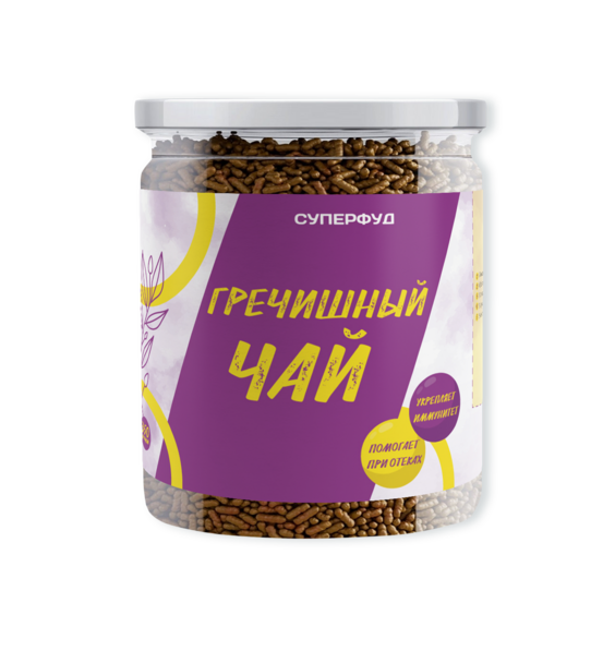 В банке чай гречишный от производителя