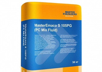 Ремонтная состав MasterEmaco s105pg, emaco pc mix fluid, смесь для стяжки пола