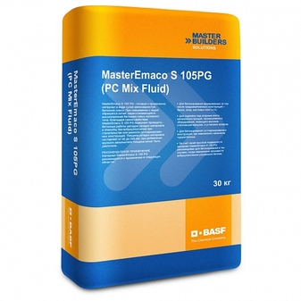 Ремонтная состав MasterEmaco s105pg, emaco pc mix fluid, смесь для стяжки пола