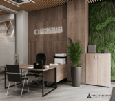 Леди Архитектор - дизайн офиса банка Совкомбанк