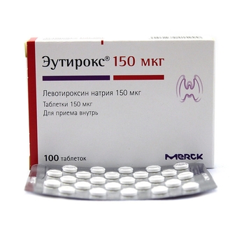 Лекарство для лечения щитовидной железы Эутирокс